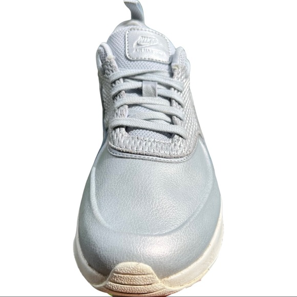 Nike Air Max Thea Premium Metallic Platinum Muted Silver Size 10 Sneaker - Picture 6 of 11
